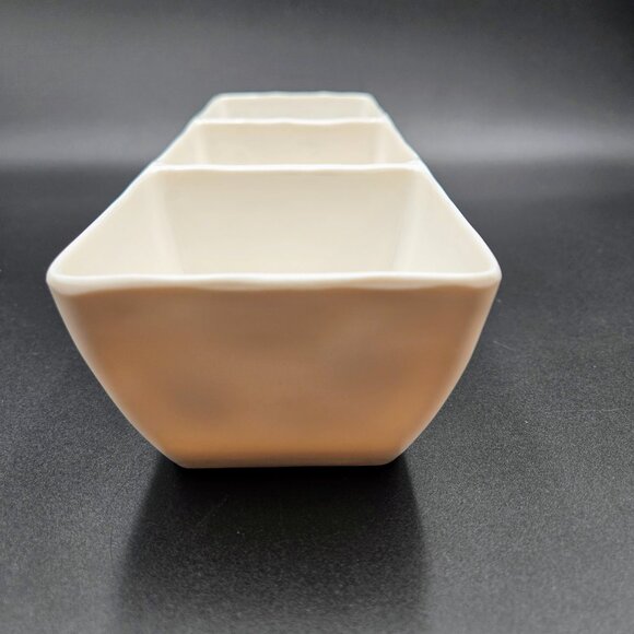 Rae Dunn Melamine Halloween Divided 3 Section Dish Black Cat Jack Olantern Boo - Picture 9 of 14